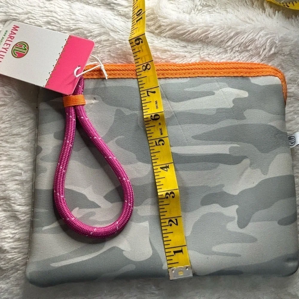 MarleyLilly Neoprene Camo Bookbag and Accessories Pouch